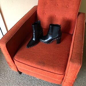 Charles By Charles David Studded Black Ankle Boots
